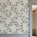 Emerald Trellis, Cloud Mural Wallpaper - room preview 06