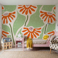 Floral Fun Mural Wallpaper - room preview 06