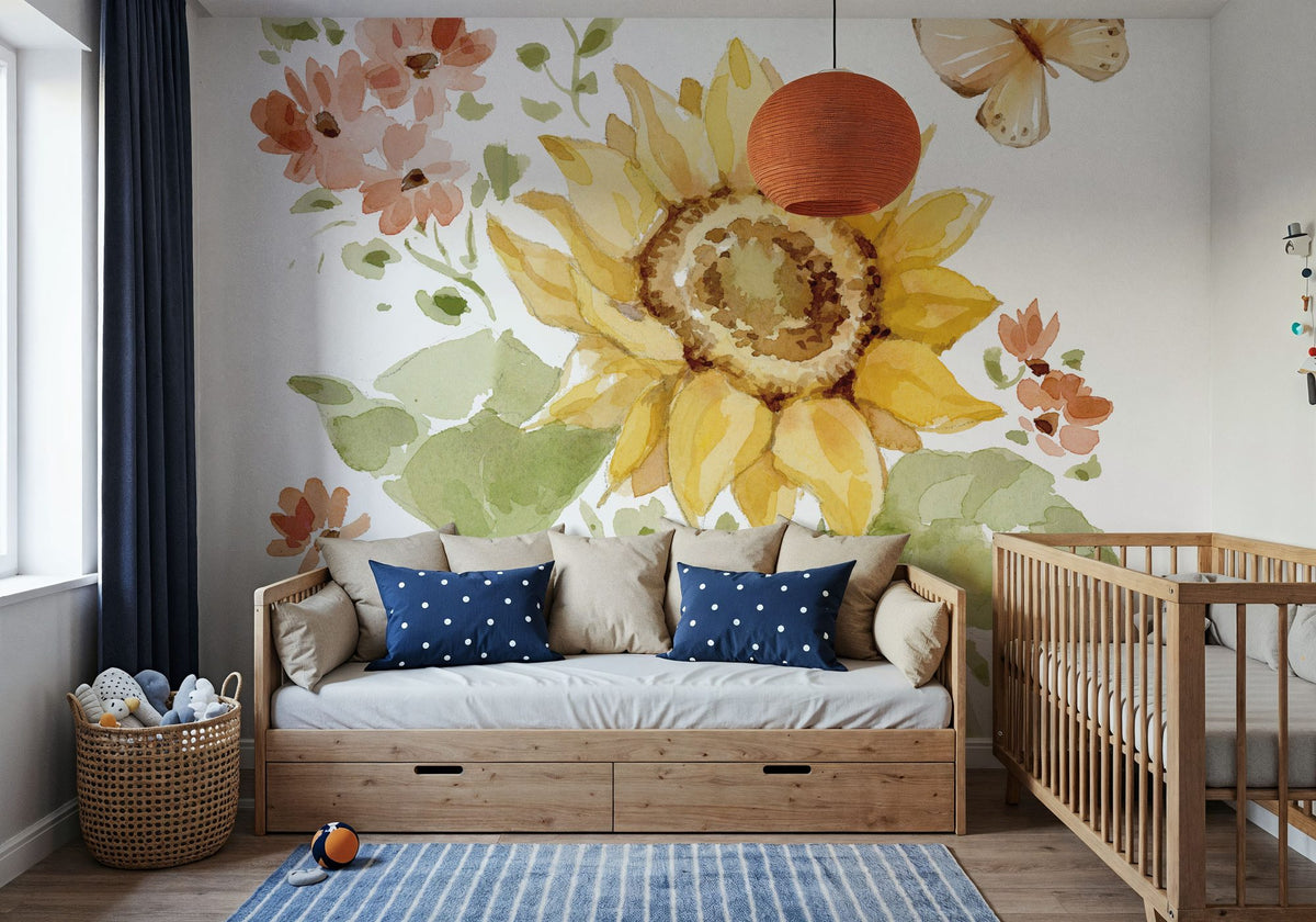 Fall Cottage Garden II Mural Wallpaper - room preview 06