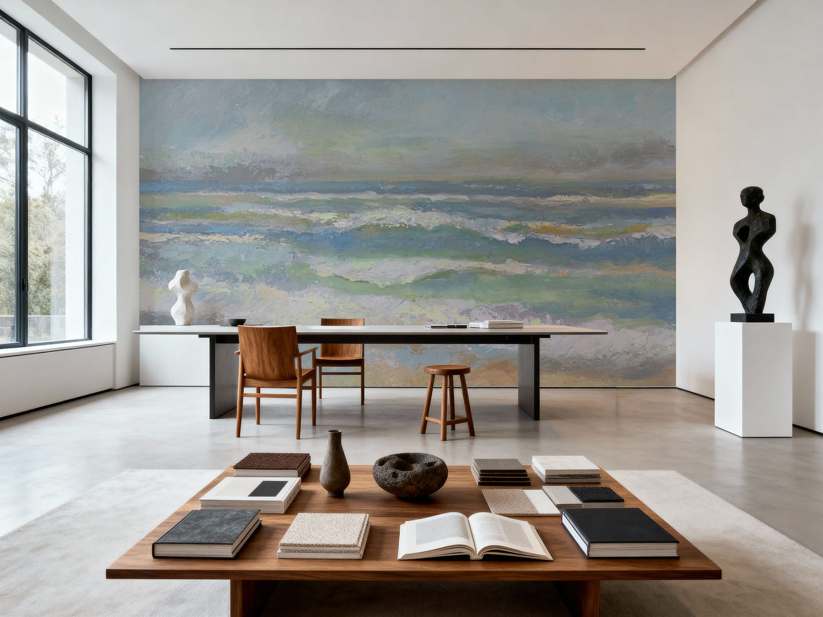Morning Surf Mural Wallpaper - room preview 06