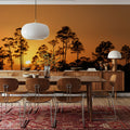 Forest Twilight Glow Mural Wallpaper - room preview 06
