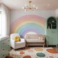 Gentle Rainbow Mural Wallpaper - room preview 06