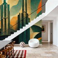 Metropolis Mural Wallpaper - room preview 06