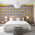 Valencia Tiled Wall Mural Wallpaper - room preview 06