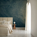 Cloud Drift Mural Wallpaper - Blue Tone - room preview 06