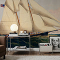 The Yacht Henrietta Mural Wallpaper - room preview 06