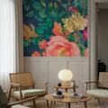 Floral Drama VII Mural Wallpaper - room preview 06
