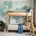 World Map Cities - Gertrudis Mural Wallpaper - room preview 06