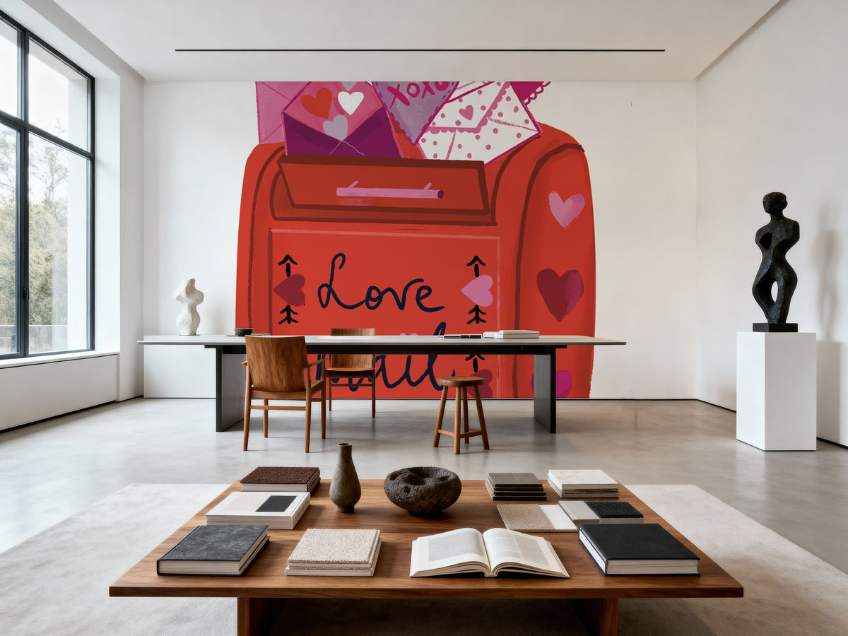 Love You III Mural Wallpaper - room preview 06