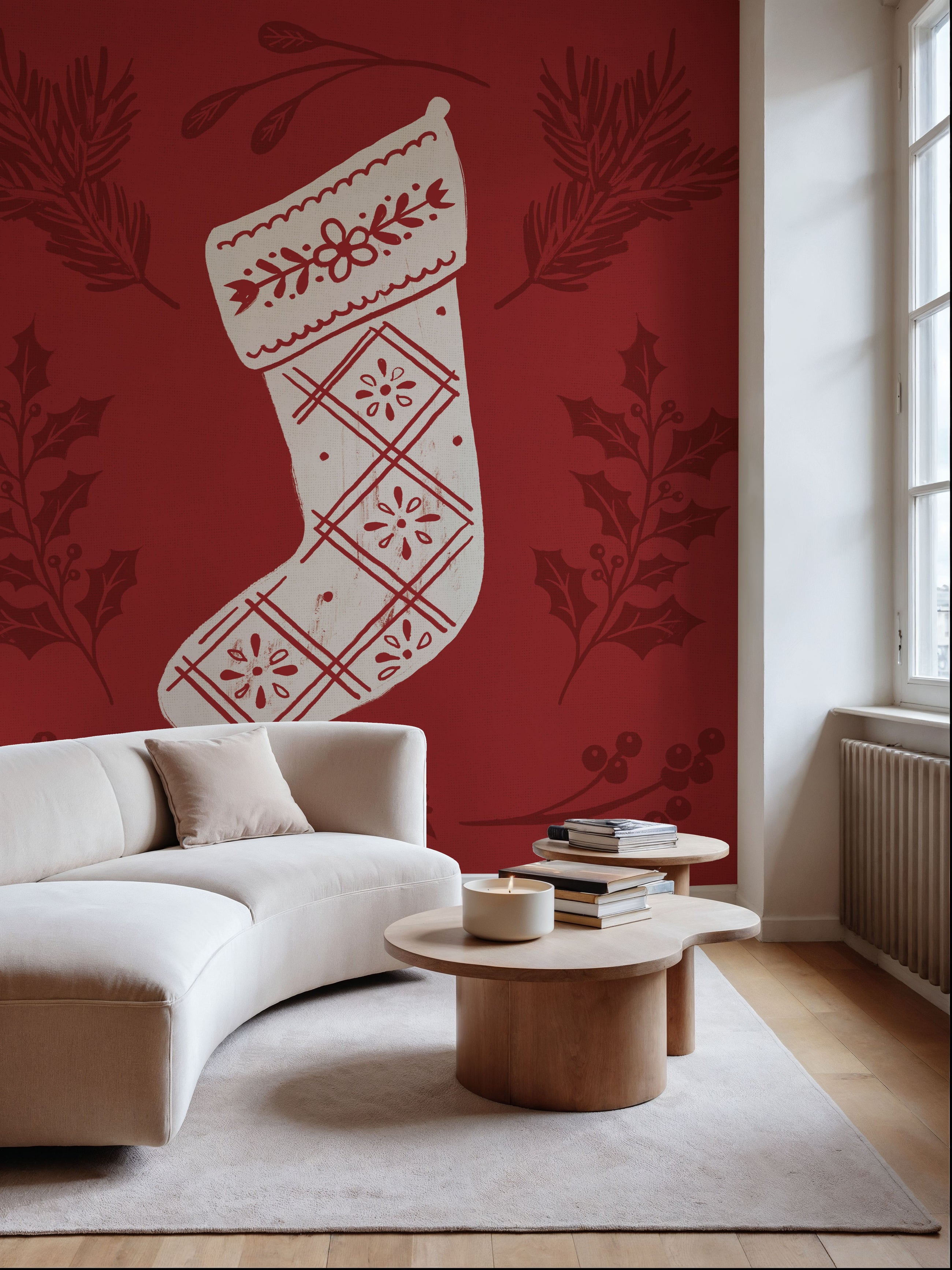 Holiday Form II Mural Wallpaper