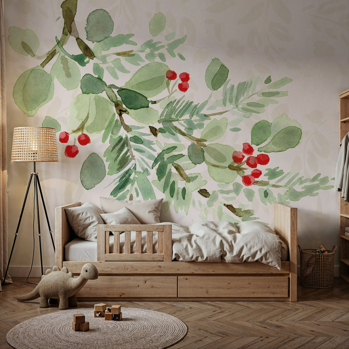 Nordic Winter V Mural Wallpaper - room preview 06