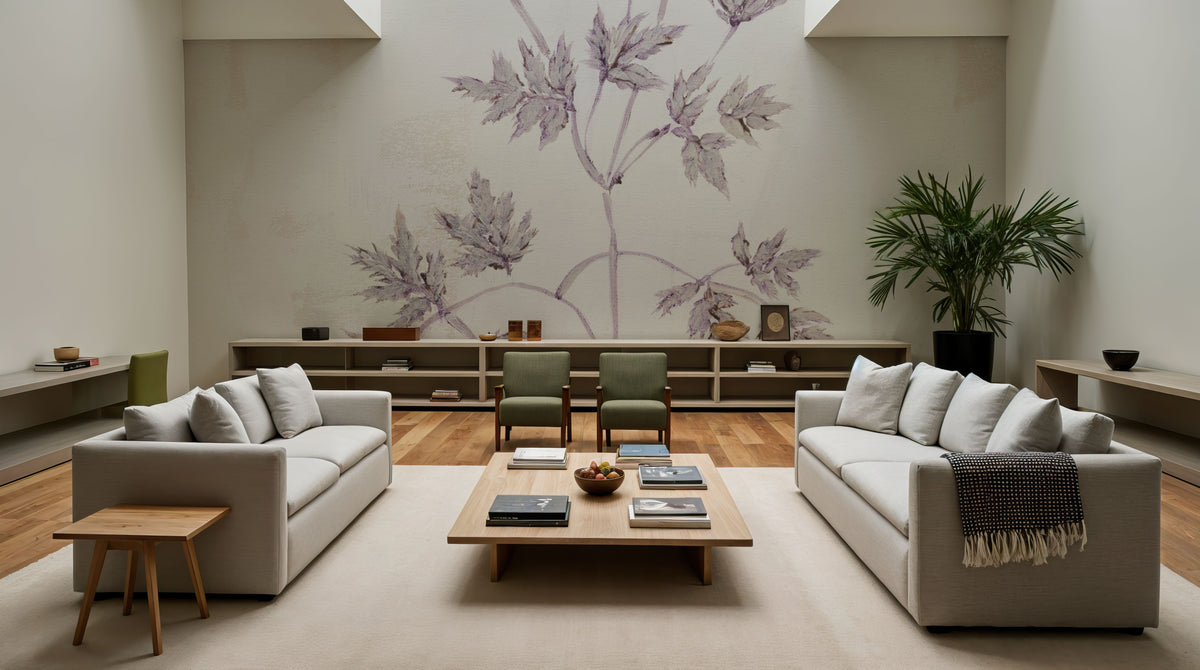 Delicate Meadow IV Mural Wallpaper - room preview 06