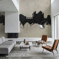 Schaffhausen Switzerland Skyline Concrete Mural Wallpaper - room preview 06