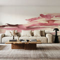 Pink Sunset Mural Wallpaper - room preview 06