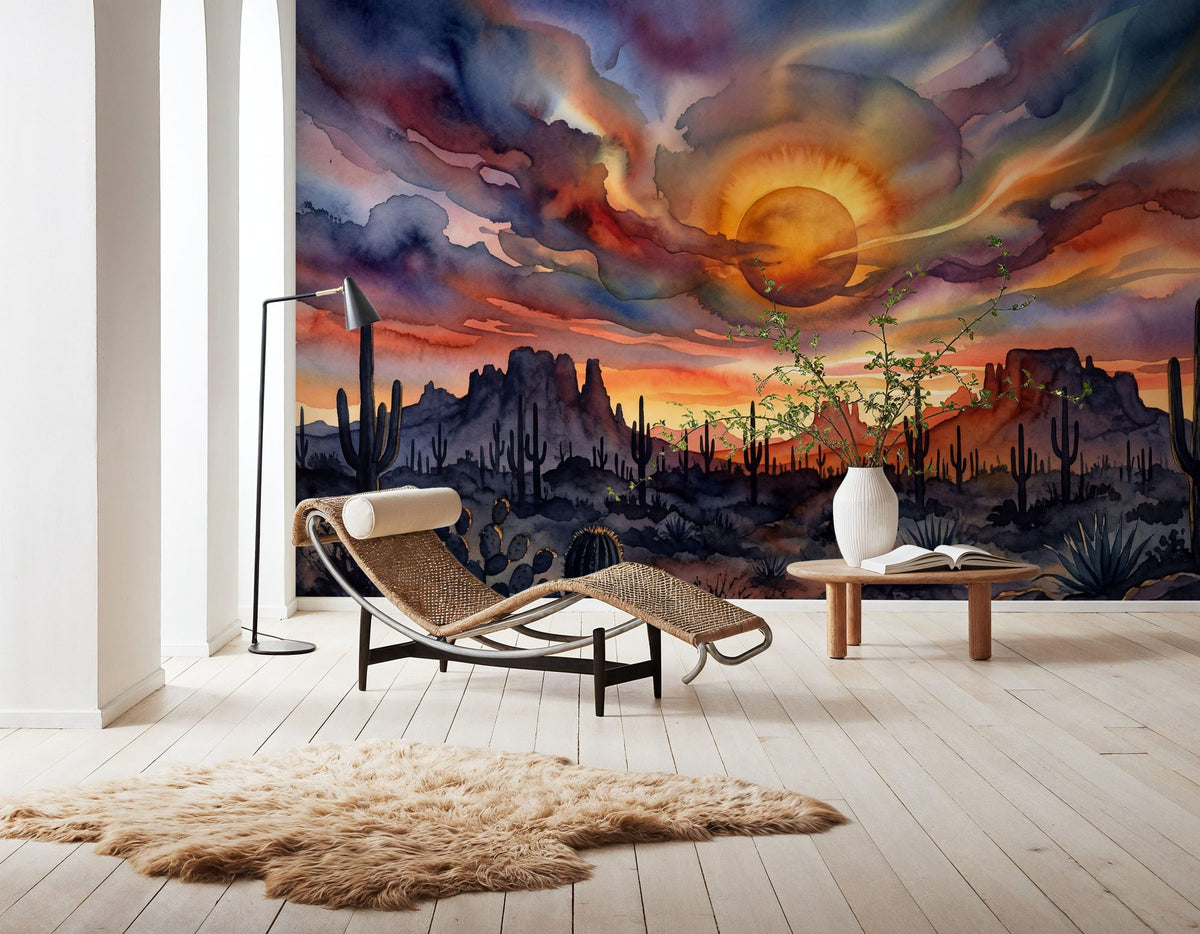 Arizona Landscape - Sunset Landscape Series Mural Wallpaper - room preview 06
