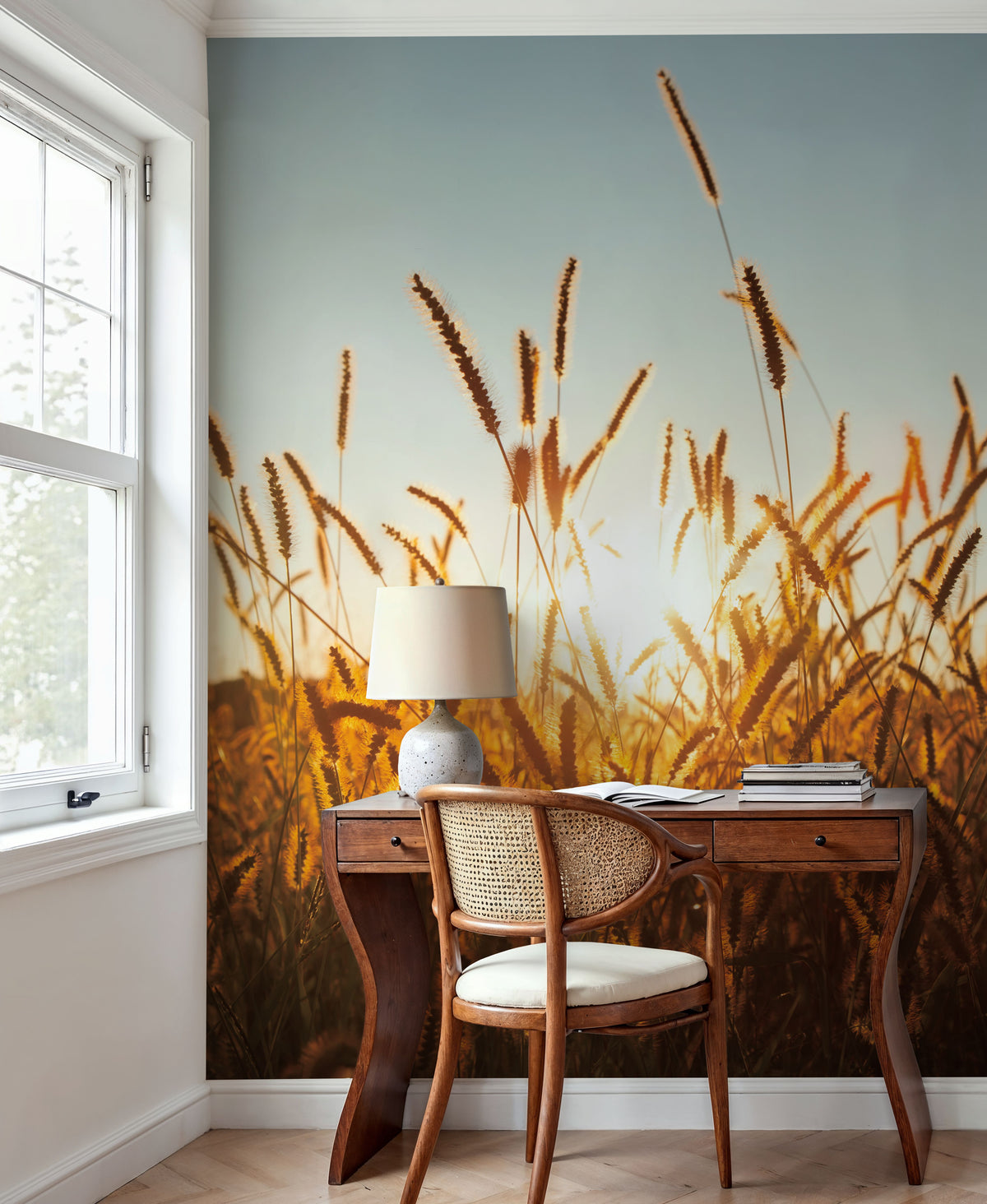 Morning Grain Mural Wallpaper - room preview 06