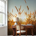 Morning Grain Mural Wallpaper - room preview 06