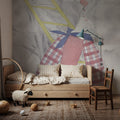 Vintage Fashion Cover X Mural Wallpaper - room preview 06