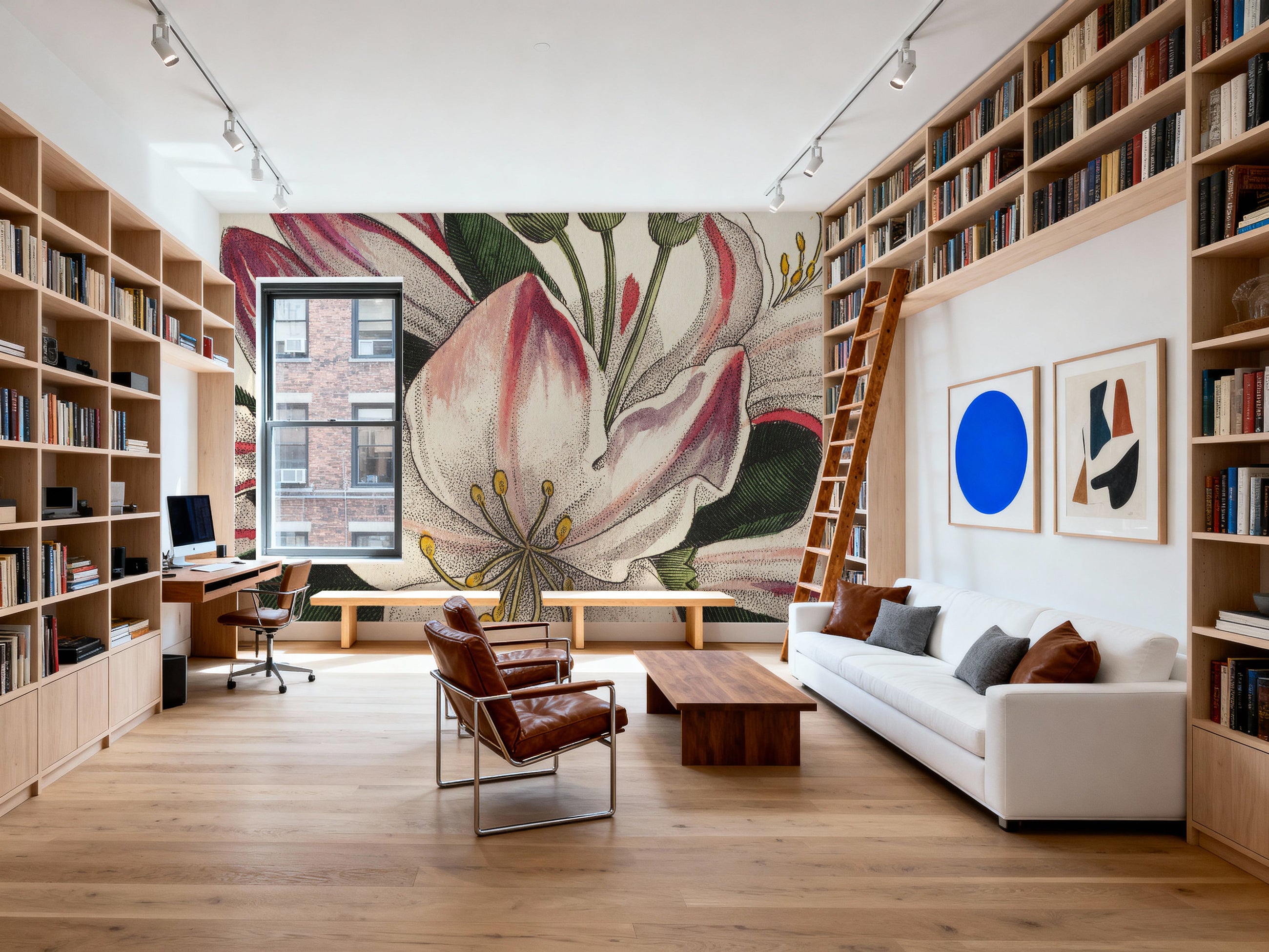 Botanique Square II Mural Wallpaper