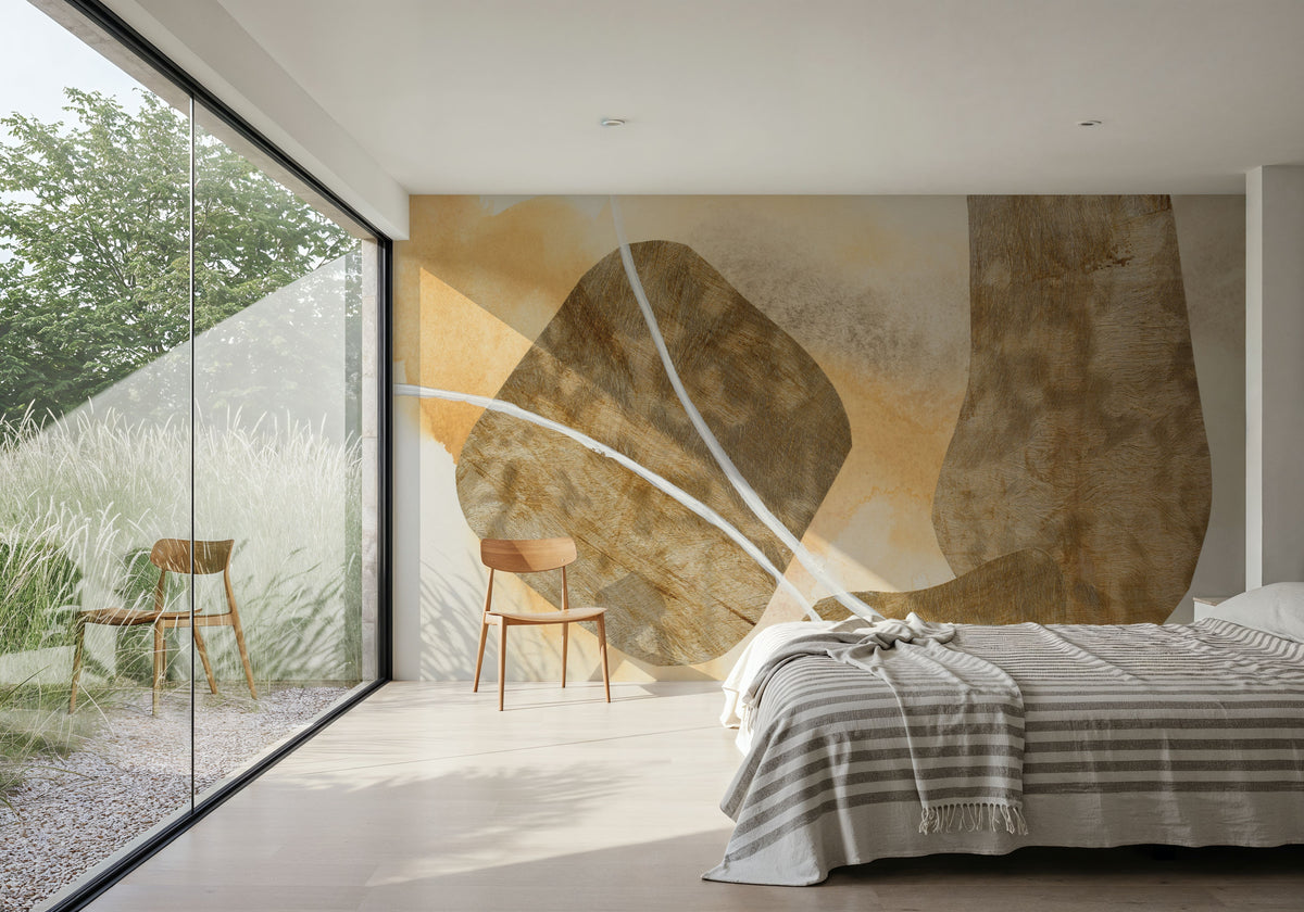 Metallic Textures II Mural Wallpaper - room preview 06