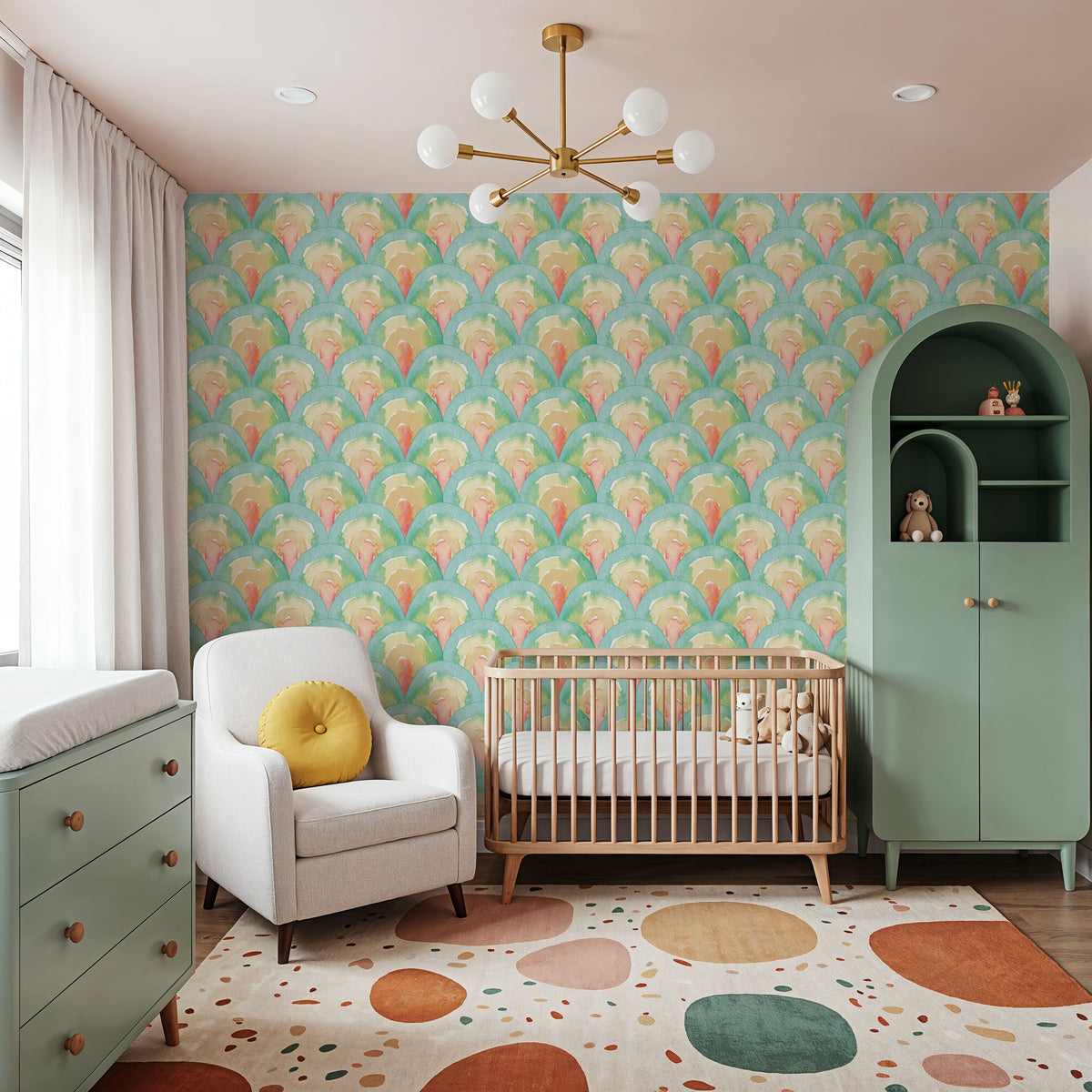 Surf Times Mural Wallpaper - room preview 06