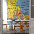 Greetings From Cape Cod Map Mural Wallpaper - room preview 06