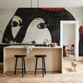 Puppy Love IV Mural Wallpaper - room preview 06