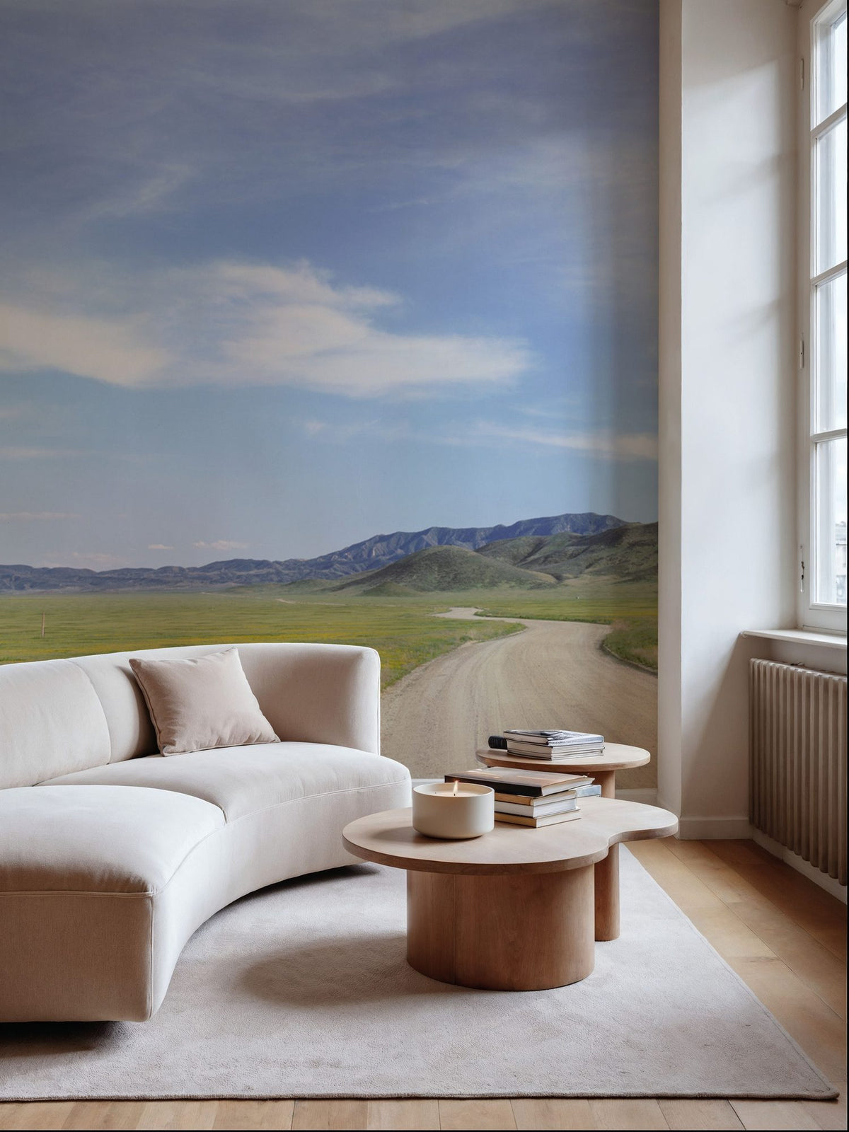 Country Road Horizon Mural Wallpaper - room preview 06