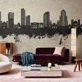 Tegucigalapa Honduras Skyline Concrete Mural Wallpaper - room preview 06
