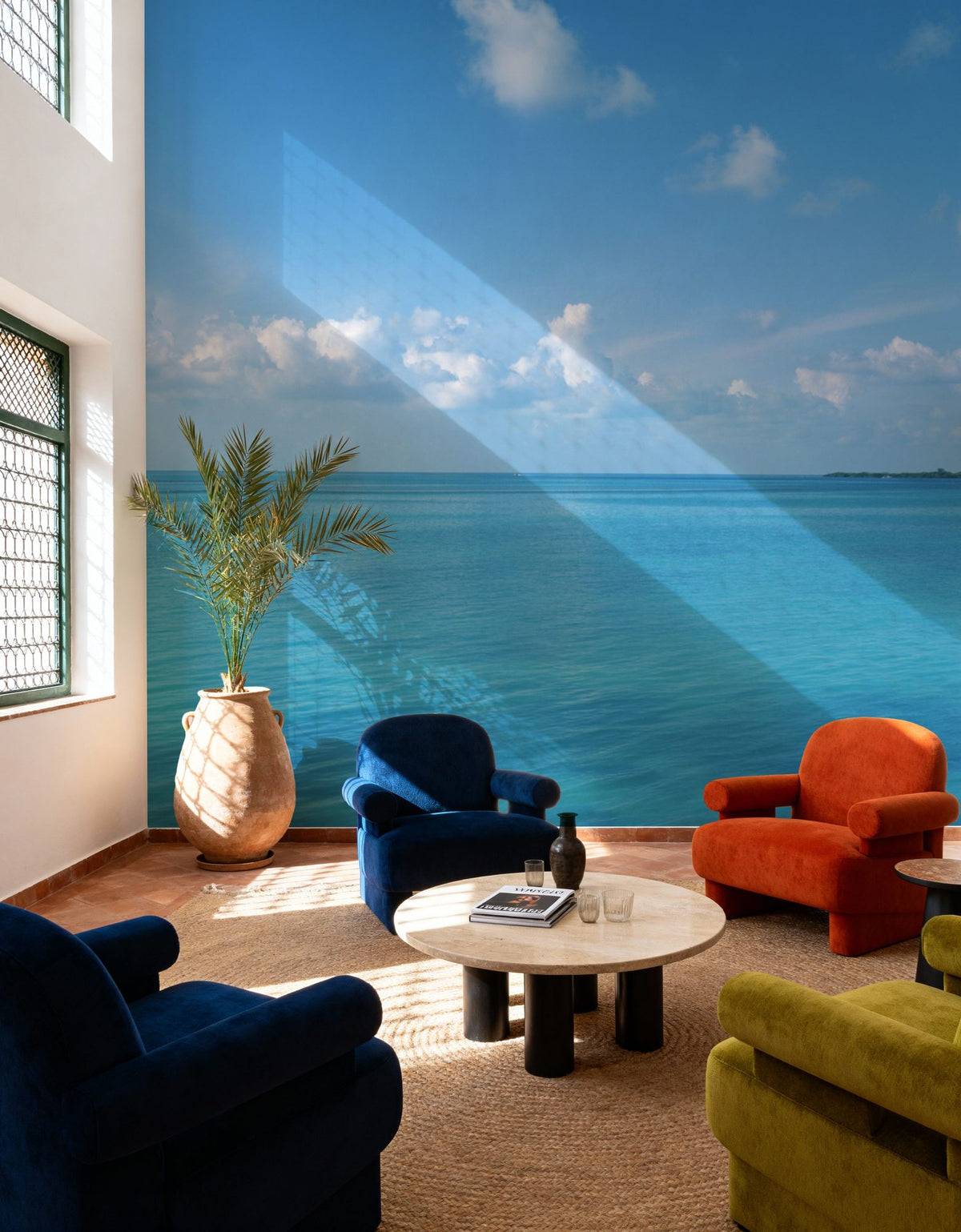 Serene Horizon Mural Wallpaper - room preview 06