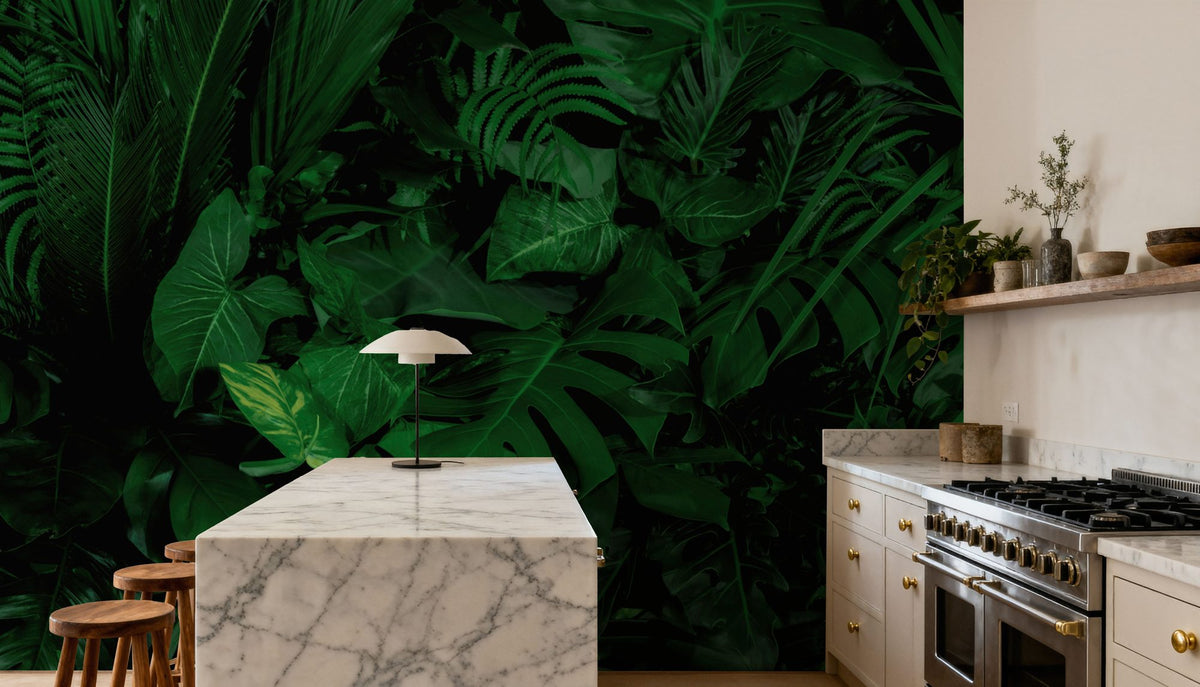Banana Leaves Mural Wallpaper - room preview 06