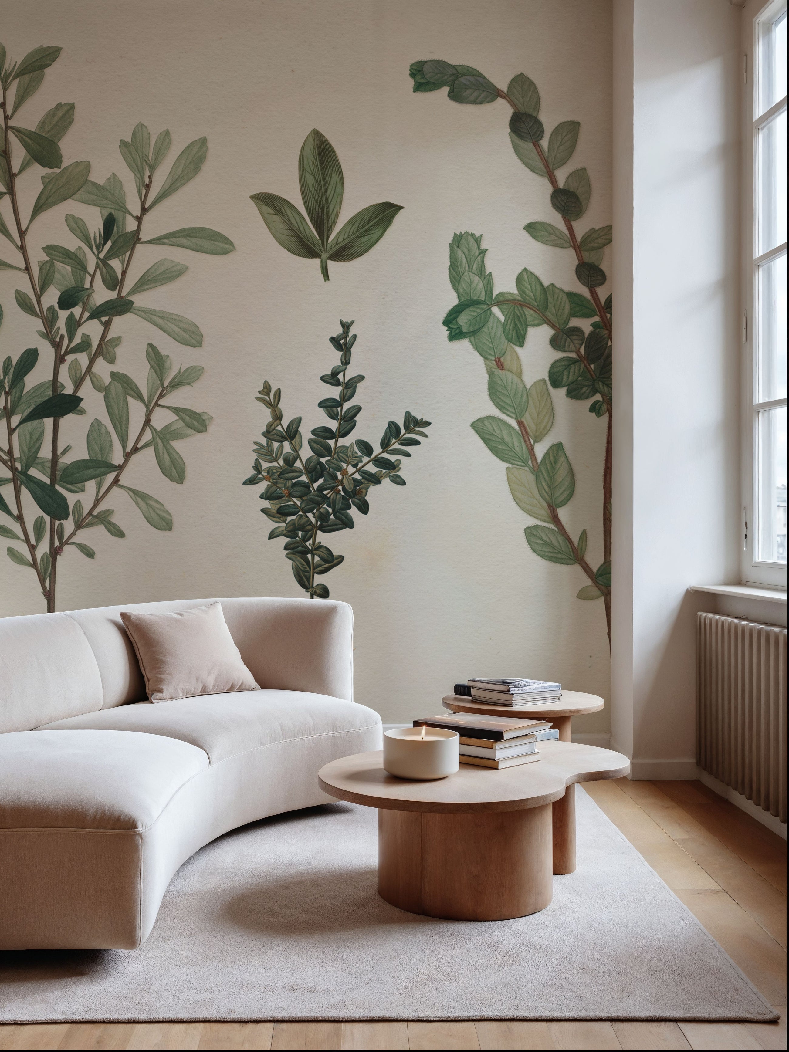 Victorian Garden II Mural Wallpaper