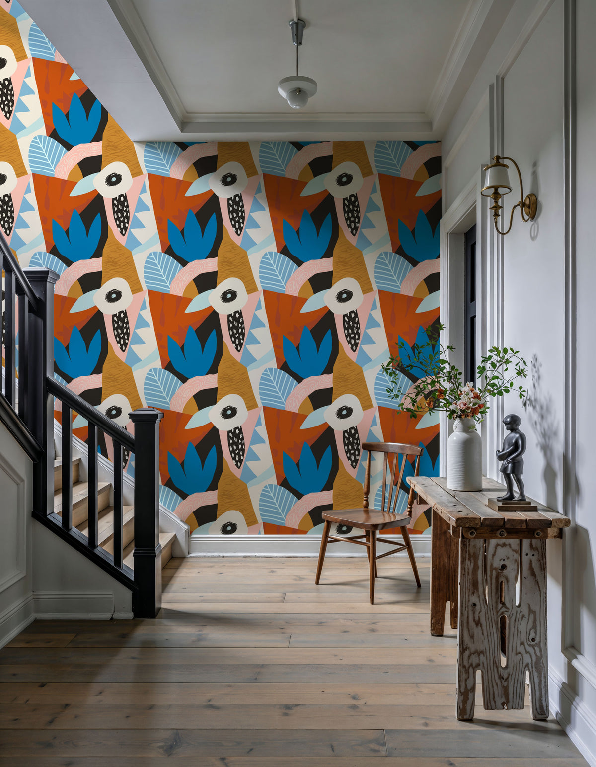 Paradise Bird Mural Wallpaper - room preview 06