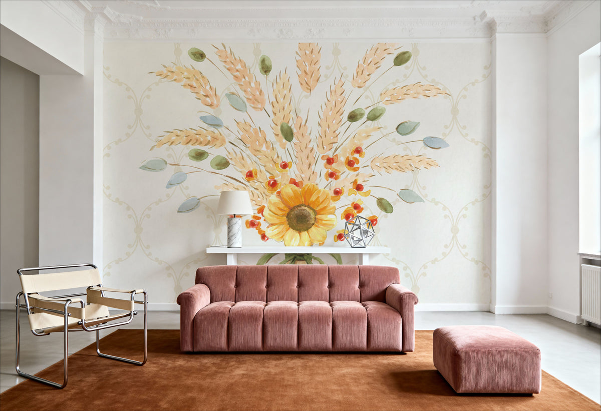 Harvest Wishes II Mural Wallpaper - room preview 06