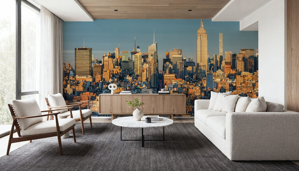 Midtown Sunset Mural Wallpaper - room preview 06