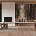 Dark Moody Trail Mural Wallpaper - room preview 06