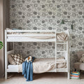 Sky Is the Limit White Mural Wallpaper - room preview 06