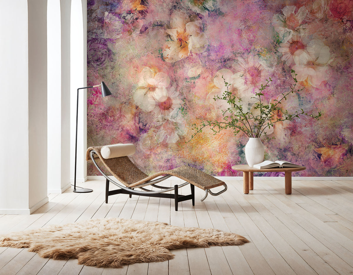 Floral Arcadia Mural Wallpaper - room preview 06
