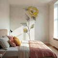 Sunny Roses Flower I Mural Wallpaper - room preview 06