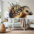 Whispers of the Forest a Pangolin's Path Mural Wallpaper - room preview 06