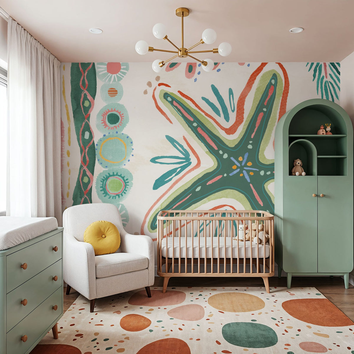 Coastline IV Mural Wallpaper - room preview 06