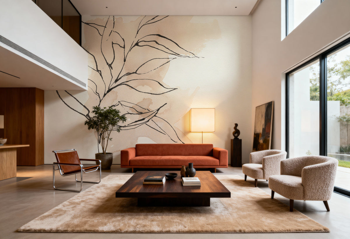 Boho Botanical VI Mural Wallpaper - room preview 06