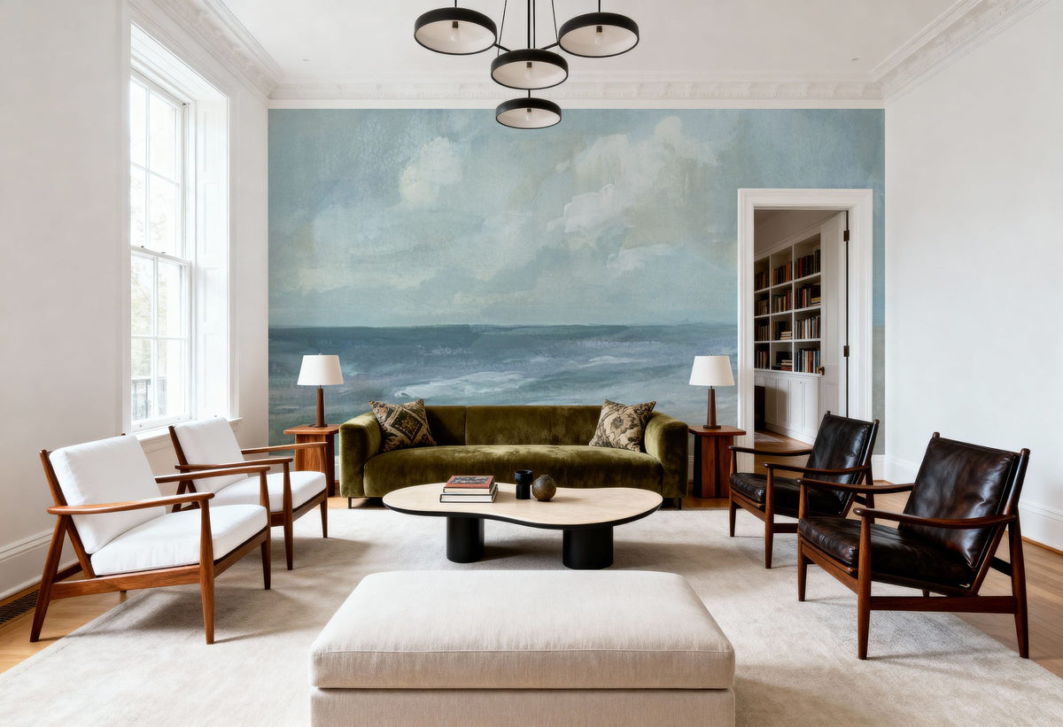 Calm Beach Mural Wallpaper - room preview 06
