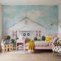 Church in a Cotton Field Mural Wallpaper - room preview 06