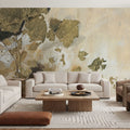 Bright Leaf Abstract Mural Wallpaper - room preview 06