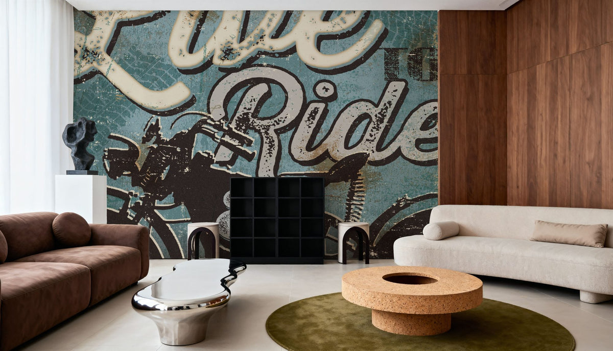 Street Machines II Mural Wallpaper - room preview 06