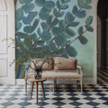 Eucalyptus Bouquet Mural Wallpaper - room preview 06