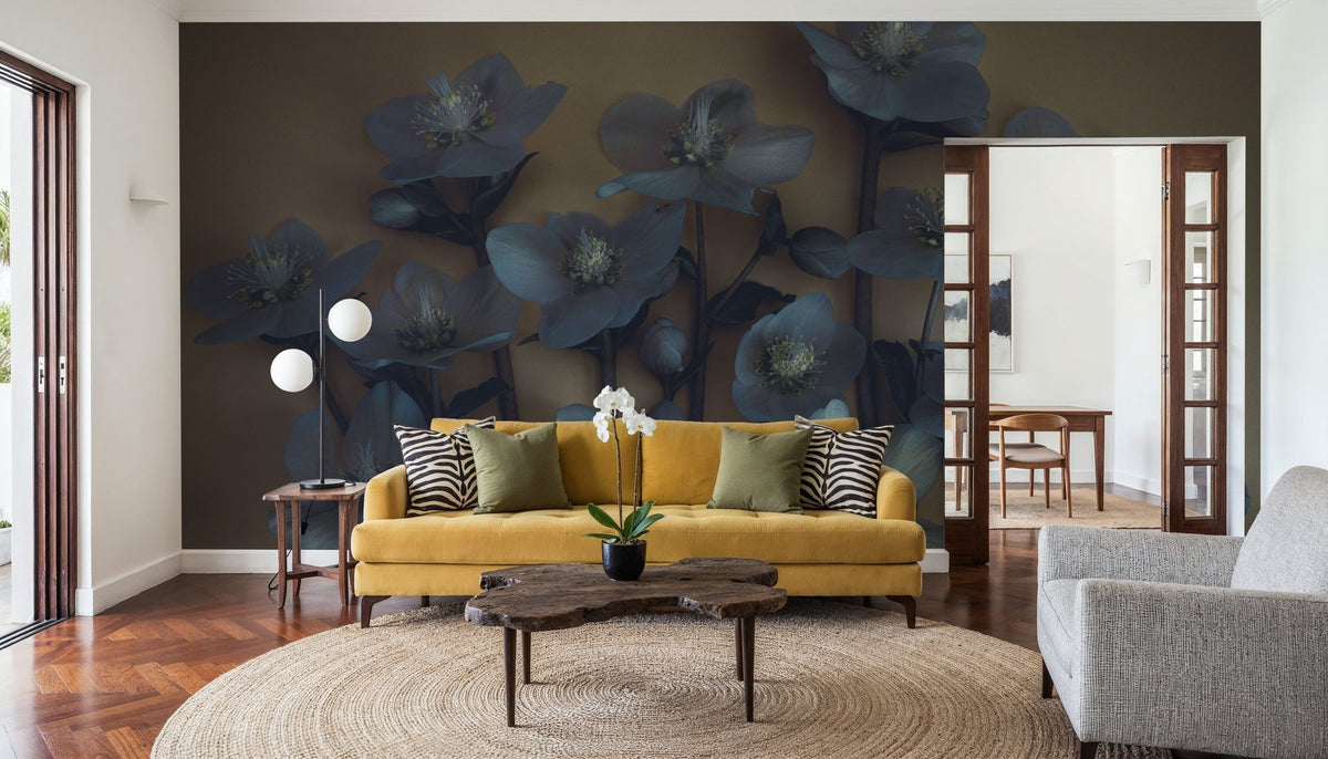 Blue Winter Beauty Mural Wallpaper - room preview 06