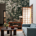 Enchanted Grove Tapestry, Greens Mural Wallpaper - room preview 06