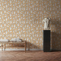 The Palm Reader Gold Mural Wallpaper - room preview 06